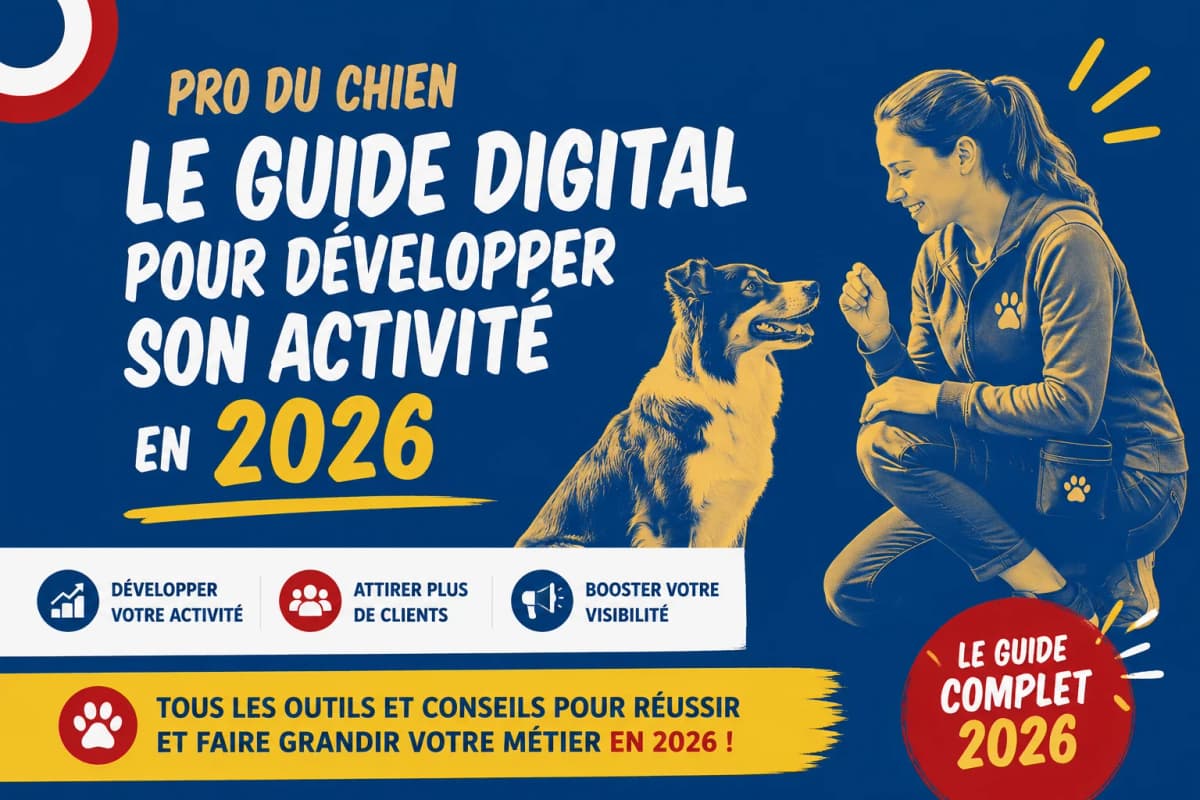 Pro du chien : le guide digital pour développer son activité en 2026