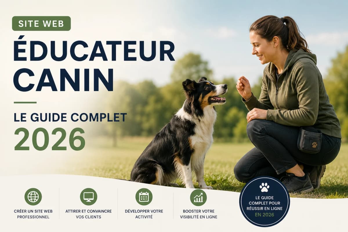 Site web éducateur canin : le guide complet 2026