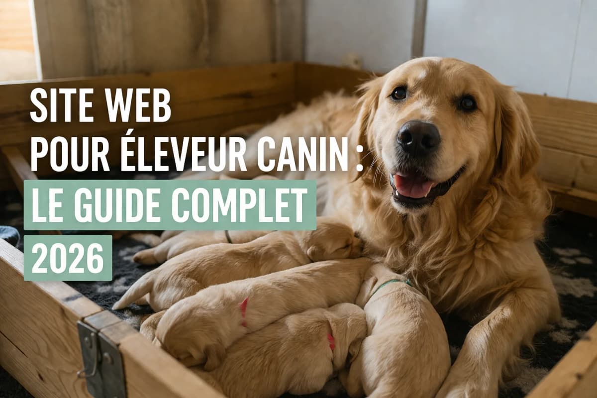 Site web pour éleveur canin : le guide complet 2026