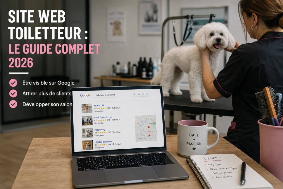 Site web toiletteur : le guide complet 2026