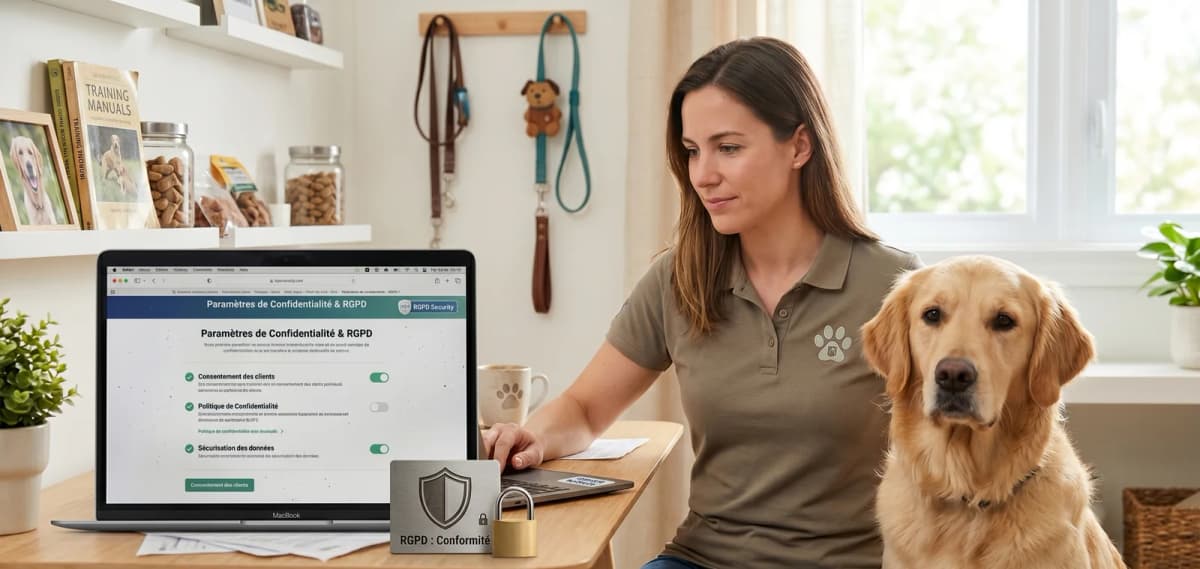 RGPD et éducateur canin : mettre son site en conformité